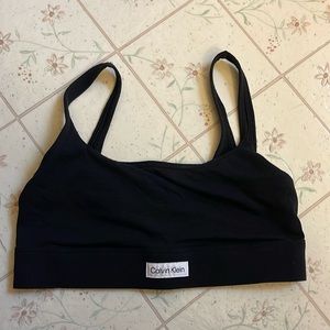 Calvin Klein black sports bra